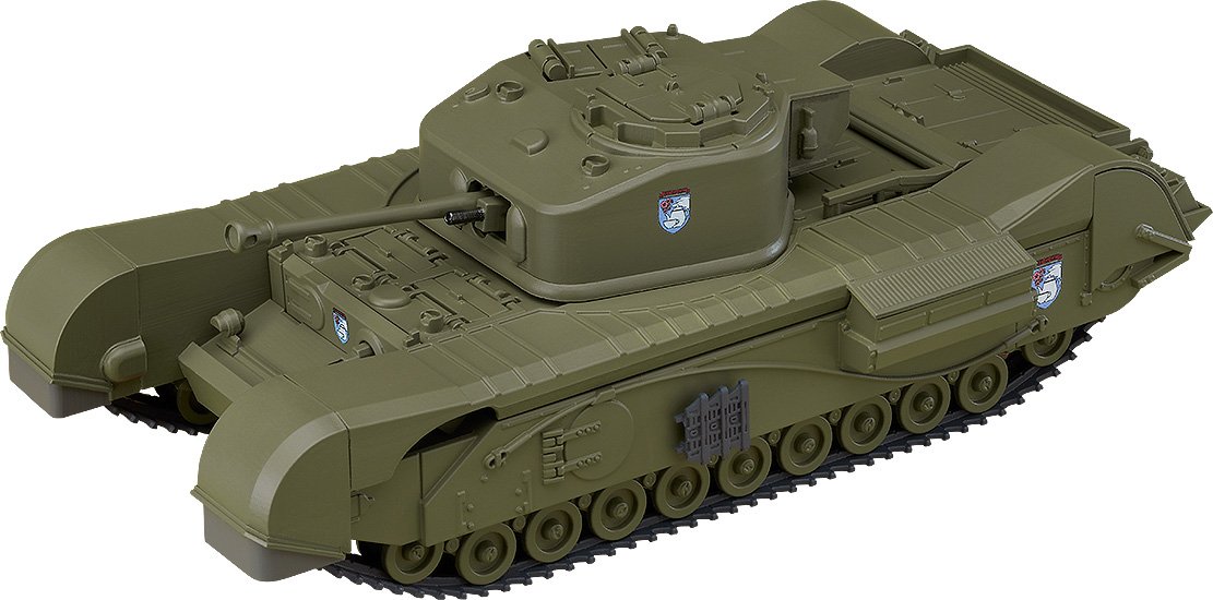 【中古】【非常に良い】ねんどろいどもあ ガールズ&パンツァー 最終章 チャーチル歩兵戦車 Mk.VII ノンスケール ABS&PVC製 塗装済みフィギュア