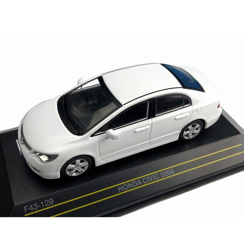 【中古】【非常に良い】FIRST:43 1/43 ホンダ シビック 2006 ホワイト 完成品