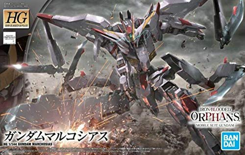 【中古】【非常に良い】HG 機動戦士ガンダム 鉄血のオルフェンズ ガンダムマルコシアス 1/144スケール 色分け済みプラモデルのサムネイル