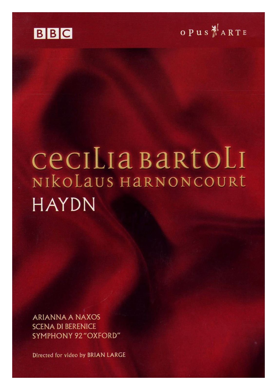 【中古】【非常に良い】Cecilia Bartoli Sings Haydn [DVD]