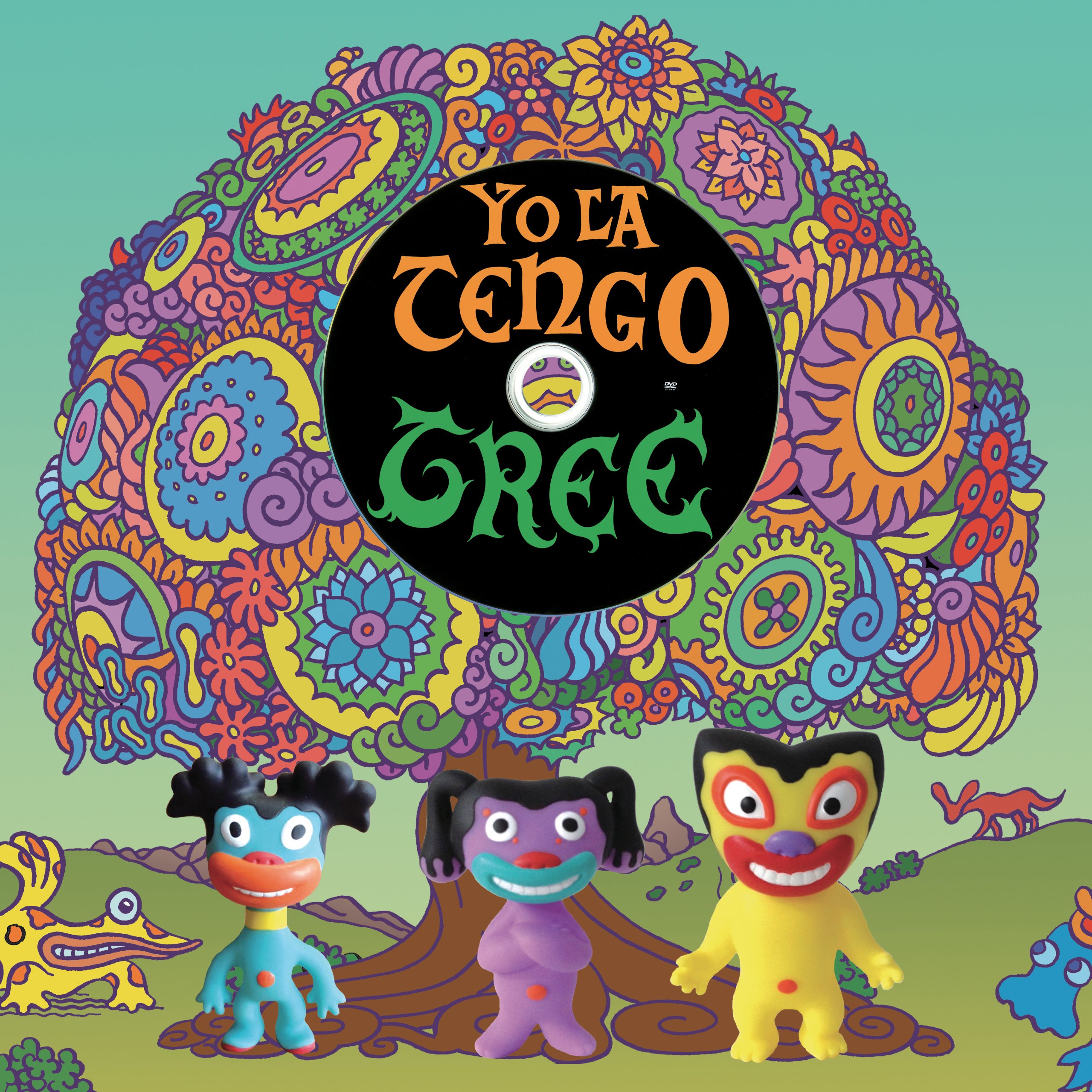 【中古】【非常に良い】Yo La Tengo TREE Soft vinyl dolls + DVD set