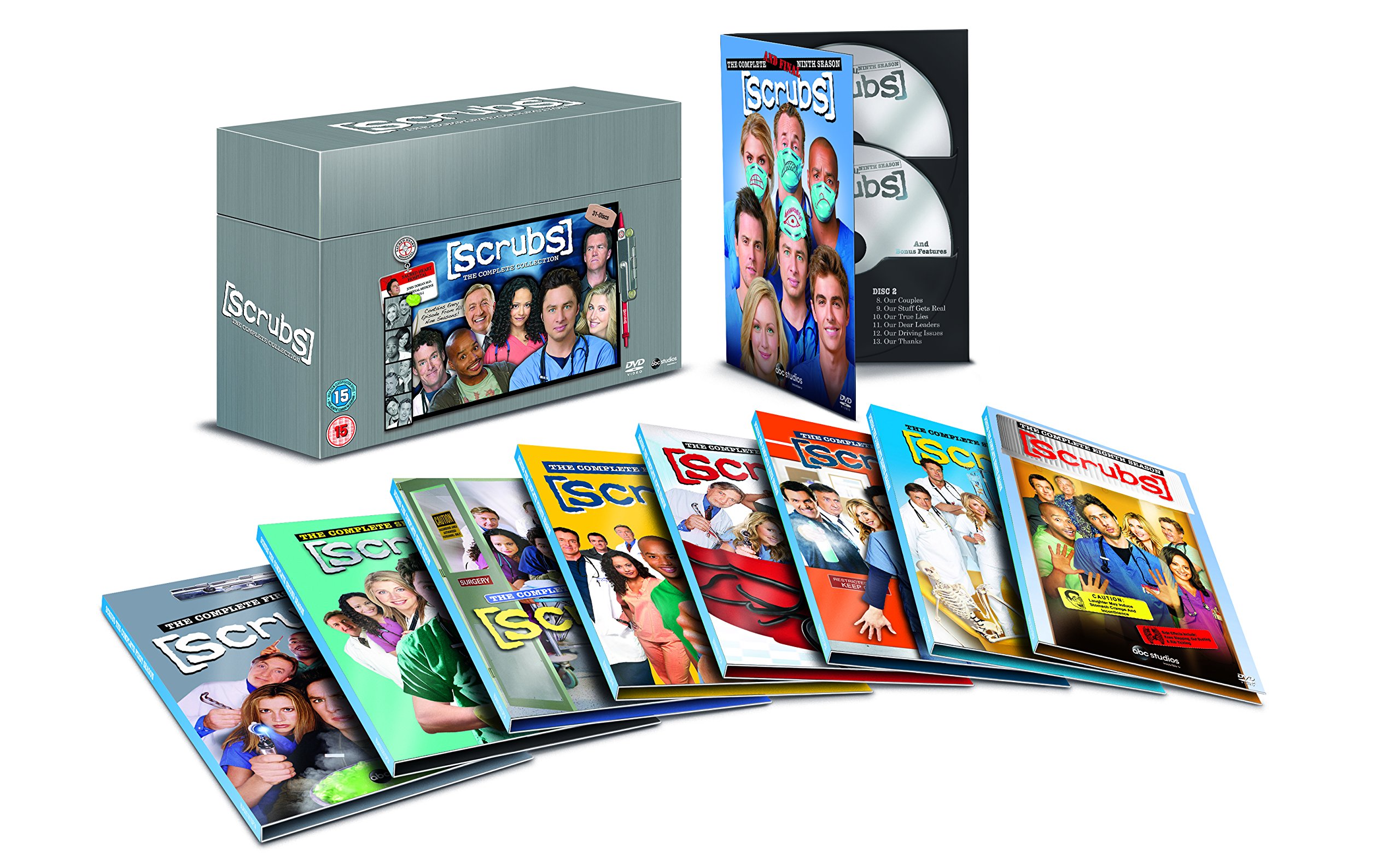 Scrubs - The Complete Collection boxset -Season 1-9 