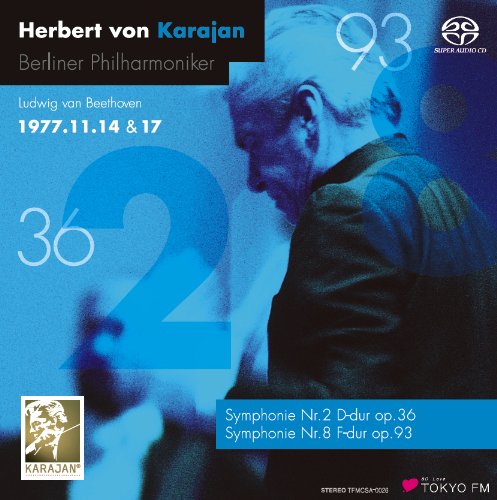 【中古】【非常に良い】カラヤン&ベルリン・フィル ライヴ・イン・東京1977 - ベートーヴェン交響曲全集 II (Beethoven : Sym. 2 & 8 / Karajan & BPO (1977 Tokyo)) skymarketplus-12111466 スカイマーケットプラス パッケージ画像