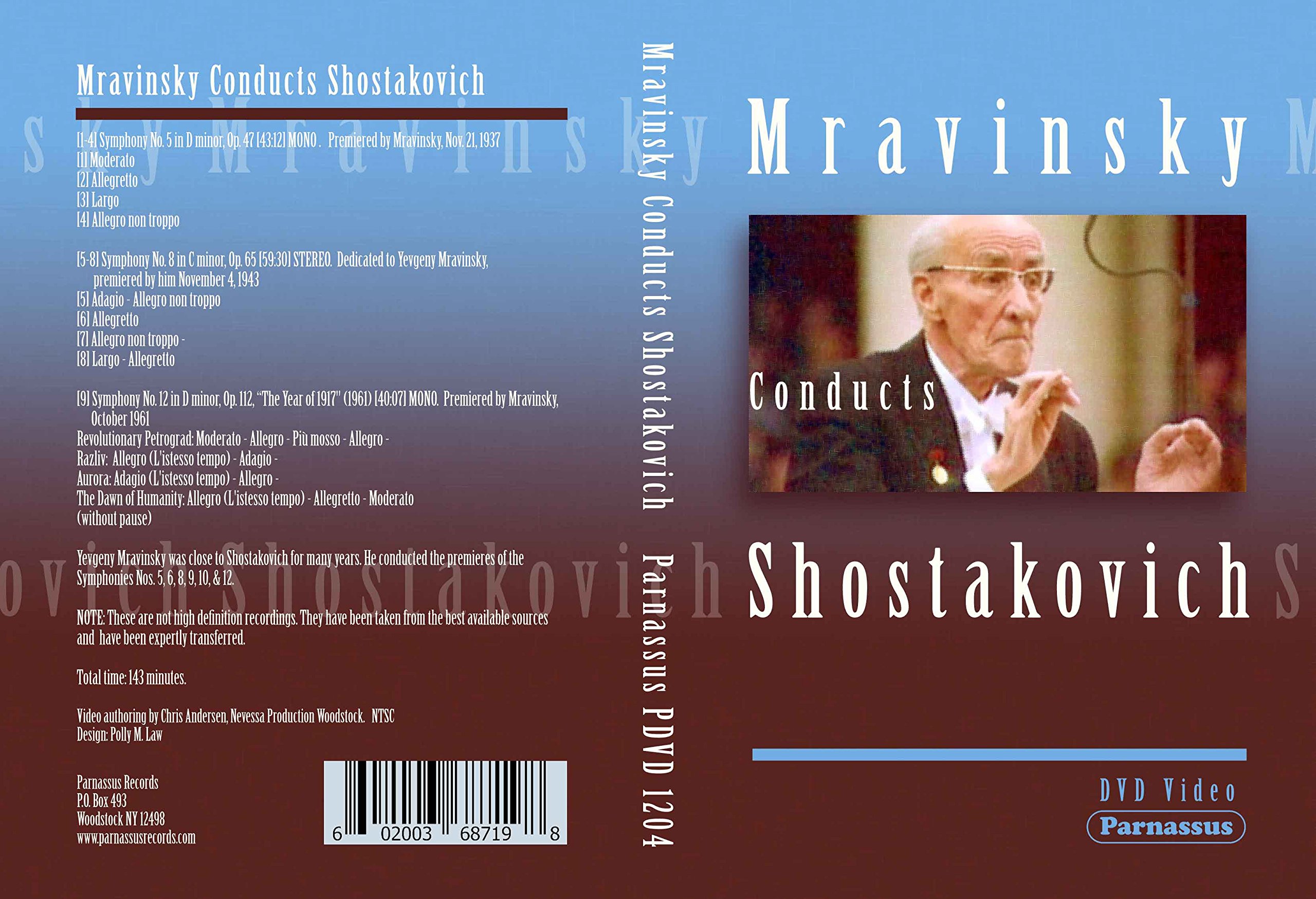 Conducts Shostakovich Leningrad Philharmonic Orch 