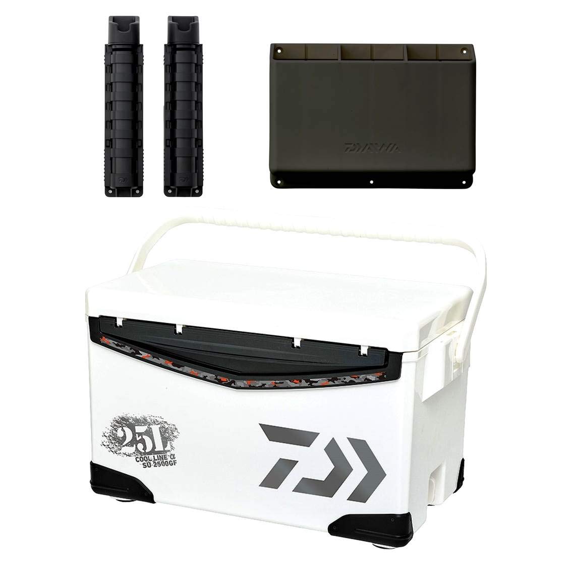 【メーカー名】ダイワ(DAIWA)【メーカー型番】【ブランド名】ダイワ(DAIWA)【商品説明】ダイワ(DAIWA) クーラーボックス クールラインα GF SU2500 ブラック 釣り 25リットル・画像はイメージ写真ですので付属品など画像の通りではないこともございます。　付属品については商品タイトルに記載がない場合がありますので、　ご不明な場合はメッセージにてお問い合わせください。・当店ではレコード盤には商品タイトルに［レコード］と表記しております。　表記がない物はすべてCDですのでご注意ください。・当店では初期不良に限り、商品到着から7日間は返品を 受付けております。　お問い合わせ・メールにて不具合詳細をご連絡ください。・他モールとの併売品の為、完売の際はキャンセルご連絡させて頂きます。・中古品の商品タイトルに「限定」「初回」「保証」「DLコード」などの表記がありましても、　特典・付属品・帯・保証等は付いておりません。・電子辞書、コンパクトオーディオプレーヤー等のイヤホンは写真にありましても　衛生上、基本お付けしておりません。※未使用品は除く・品名に【import】【輸入】【北米】【海外】等の国内商品でないと把握できる表記商品について　国内のDVDプレイヤー、ゲーム機で稼働しない場合がございます。予めご了承の上、購入ください。・掲載と付属品が異なる場合は確認のご連絡をさせて頂きます。ご注文からお届けまで1、ご注文⇒ご注文は24時間受け付けております。2、注文確認⇒ご注文後、当店から注文確認メールを送信します。3、お届けまで3〜10営業日程度とお考えください。4、入金確認⇒前払い決済をご選択の場合、ご入金確認後、配送手配を致します。5、出荷⇒配送準備が整い次第、出荷致します。配送業者、追跡番号等の詳細をメール送信致します。6、到着⇒出荷後、1〜3日後に商品が到着します。　※離島、北海道、九州、沖縄は遅れる場合がございます。予めご了承下さい。・お電話でのお問合せは少人数で運営の為受け付けておりませんので、お問い合わせ・メールにてお願い致します。★お客様都合によるご注文後のキャンセル・返品は　お受けしておりませんのでご了承ください。