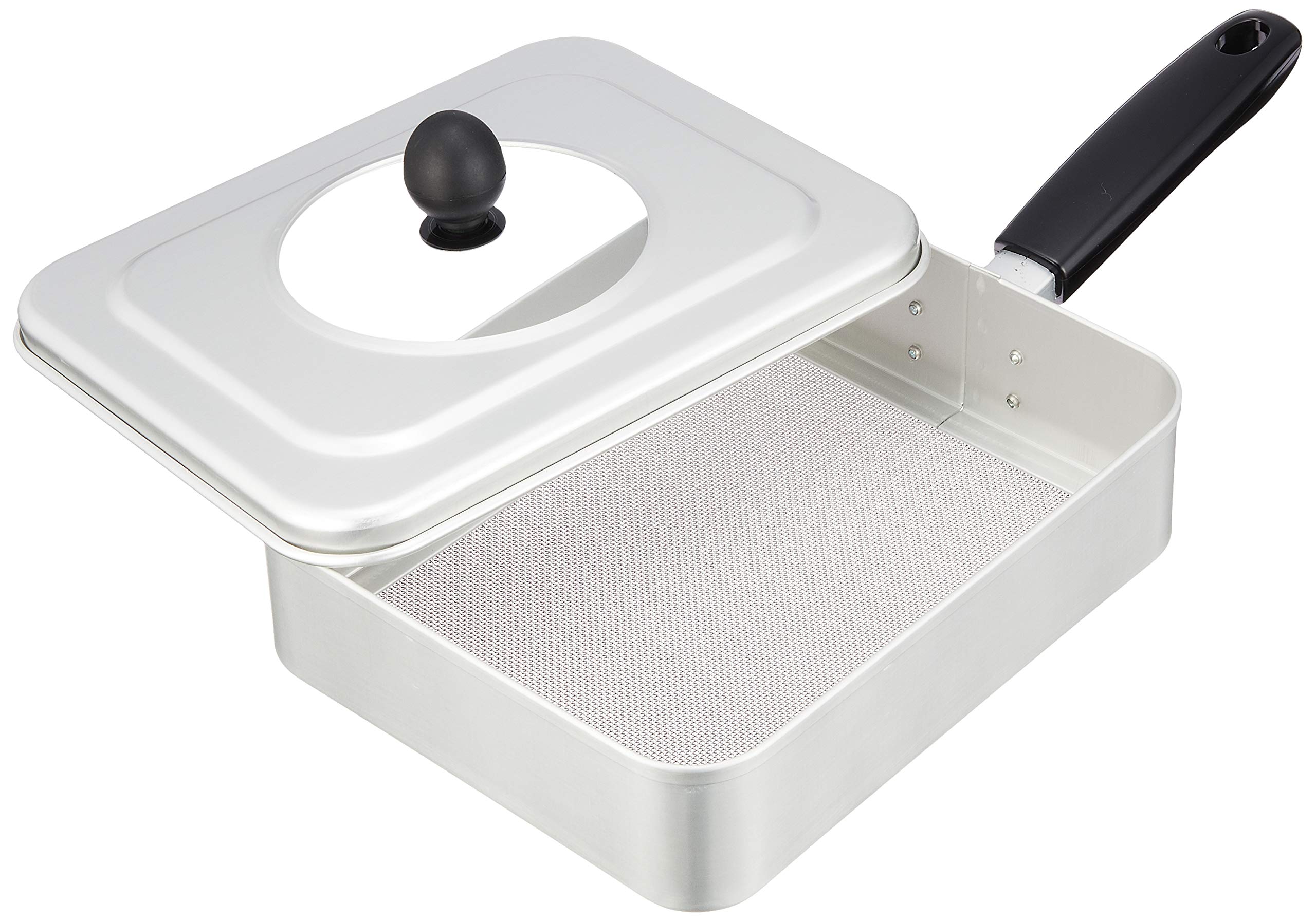 【中古】【非常に良い】遠藤商事 業務用 手煎り焙煎器 角型 本体・フタアルマイト アミ18-9 日本製 BGV1701