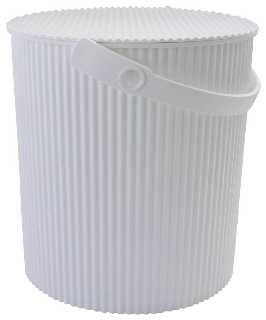 【中古】【非常に良い】八幡化成 フタ付きバケツ オムニウッティ ホワイト LL 20L sceltevie omnioutil ニュートラル 228820 日本製