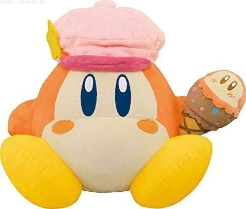 【中古】【非常に良い】一番くじ 星のカービィ KIRBY ★ ICE CREAM B賞 あいすなワドルディぬいぐるみ