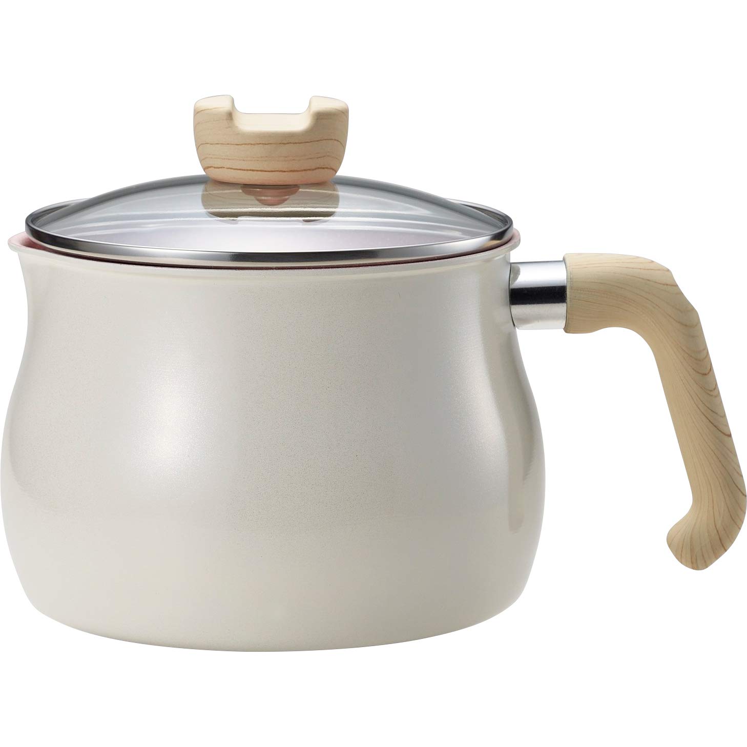 Ih/Gas Compatible - 【中古】【非常に良い】和平フレイズ マルチポット Lサイズ 14cm 3L (4人分まで) ホワイト 7つの使い方 煮る 茹でる 沸かす 炊く 炒める 揚げる 和える IH対応 ふっ素樹脂加工 トゥーメイ チャーム To
