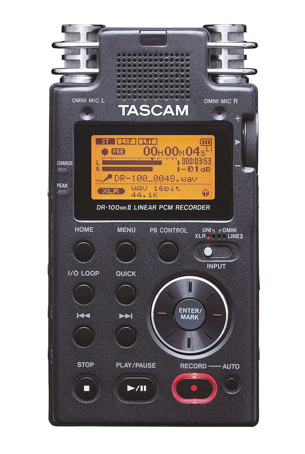 【中古】【非常に良い】TASCAM リニアPCMレコーダー 24bit/96kHz対応 DR-100MKII