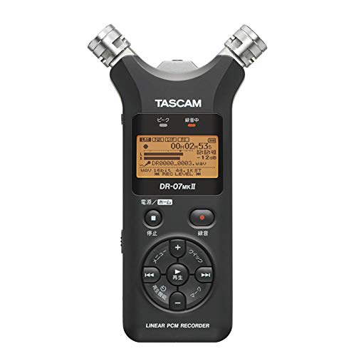 【中古】【非常に良い】TASCAM リニアPCMレコーダー DR-07MK2-JJ