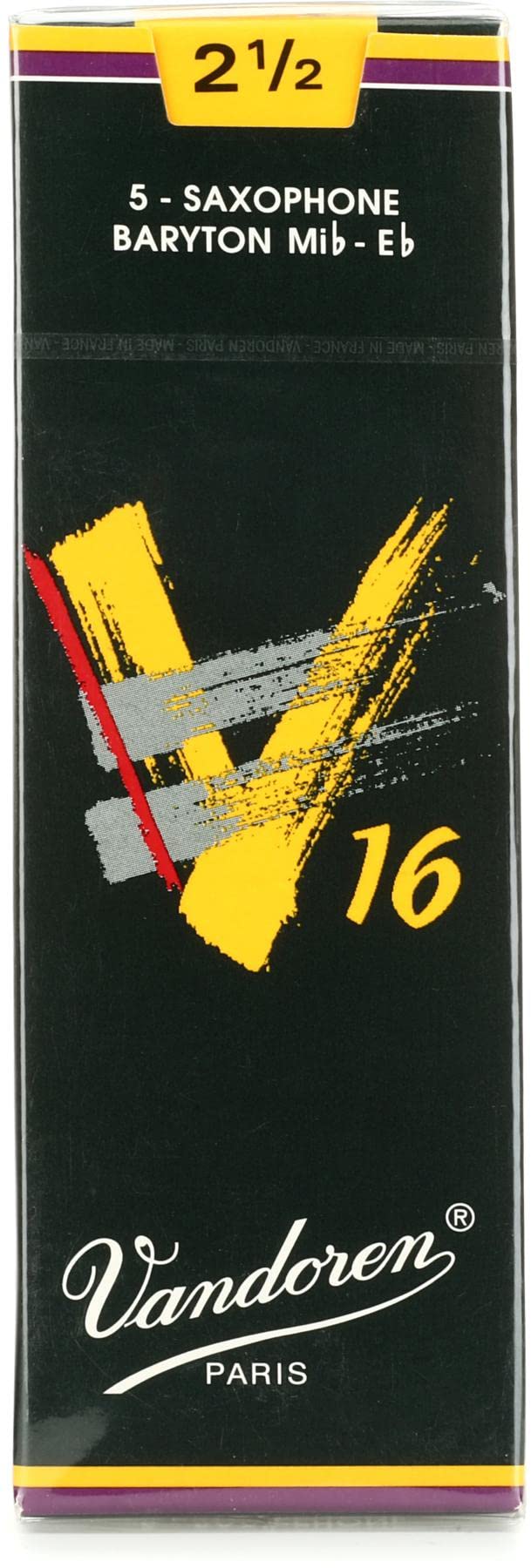 【メーカー名】バンドーレン(VANDOREN)【メーカー型番】【ブランド名】バンドーレン(VANDOREN)【商品説明】バンドーレン Vandoren バリトンサクソフォンリード V16硬さ : 2-1/2 (5枚入り)・画像はイメージ写真ですので付属品など画像の通りではないこともございます。　付属品については商品タイトルに記載がない場合がありますので、　ご不明な場合はメッセージにてお問い合わせください。・当店ではレコード盤には商品タイトルに［レコード］と表記しております。　表記がない物はすべてCDですのでご注意ください。・当店では初期不良に限り、商品到着から7日間は返品を 受付けております。　お問い合わせ・メールにて不具合詳細をご連絡ください。・他モールとの併売品の為、完売の際はキャンセルご連絡させて頂きます。・中古品の商品タイトルに「限定」「初回」「保証」「DLコード」などの表記がありましても、　特典・付属品・帯・保証等は付いておりません。・電子辞書、コンパクトオーディオプレーヤー等のイヤホンは写真にありましても　衛生上、基本お付けしておりません。※未使用品は除く・品名に【import】【輸入】【北米】【海外】等の国内商品でないと把握できる表記商品について　国内のDVDプレイヤー、ゲーム機で稼働しない場合がございます。予めご了承の上、購入ください。・掲載と付属品が異なる場合は確認のご連絡をさせて頂きます。ご注文からお届けまで1、ご注文⇒ご注文は24時間受け付けております。2、注文確認⇒ご注文後、当店から注文確認メールを送信します。3、お届けまで3〜10営業日程度とお考えください。4、入金確認⇒前払い決済をご選択の場合、ご入金確認後、配送手配を致します。5、出荷⇒配送準備が整い次第、出荷致します。配送業者、追跡番号等の詳細をメール送信致します。6、到着⇒出荷後、1〜3日後に商品が到着します。　※離島、北海道、九州、沖縄は遅れる場合がございます。予めご了承下さい。・お電話でのお問合せは少人数で運営の為受け付けておりませんので、お問い合わせ・メールにてお願い致します。★お客様都合によるご注文後のキャンセル・返品は　お受けしておりませんのでご了承ください。