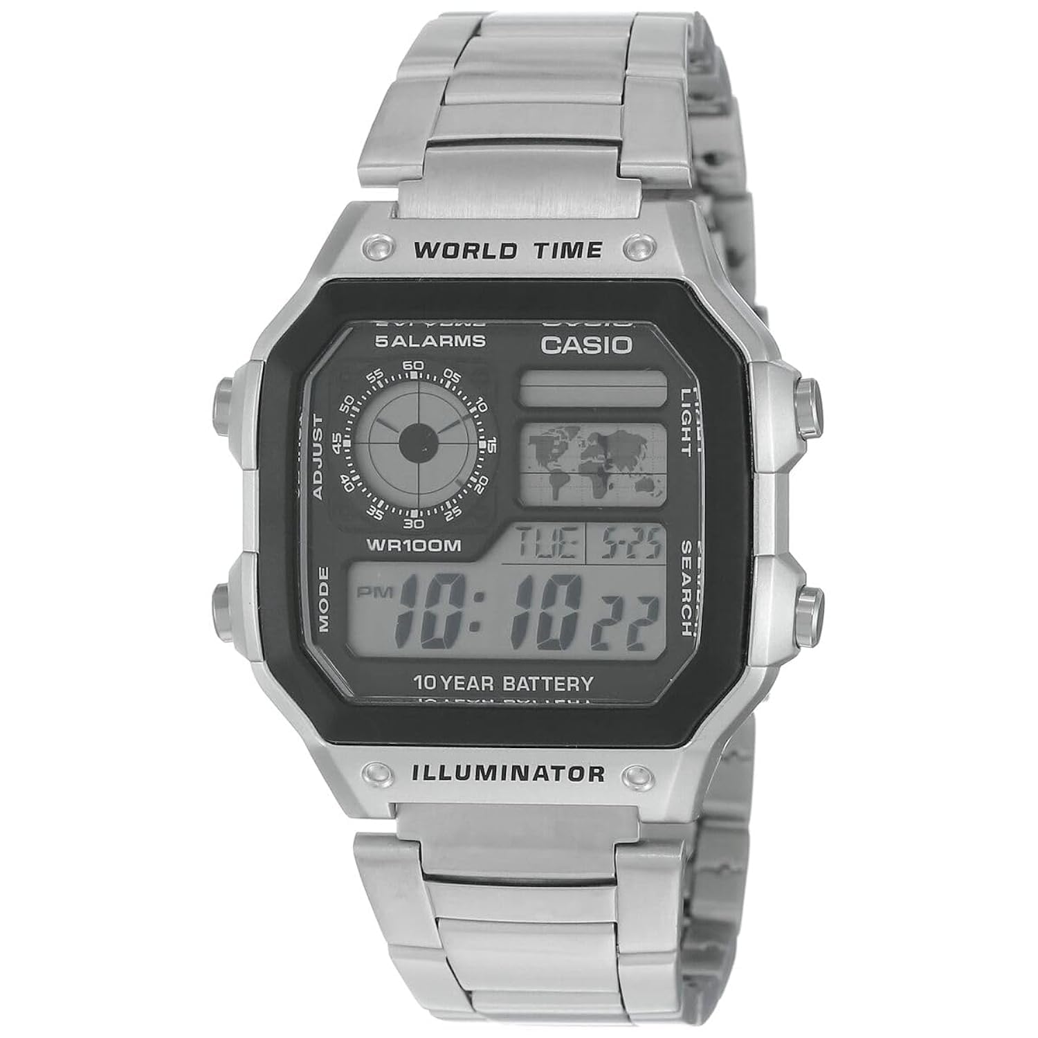 【中古】【非常に良い】 カシオスタンダード CASIO STANDARD 【カシオ】CASIO STANDARD 腕時計 AE-1200WHD-1A【逆輸入モデル】 AE-1200WHD-1A メンズ 並行輸入品