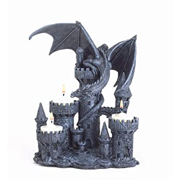 šۡ͢ʡ̤ѡGifts & Decor Dragon Candleholder Mediaeval Castle Magic Myth Fanta...