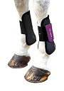 【中古】【輸入品・未使用】Shires Arma腱Boot Ponyブラック/パープル
