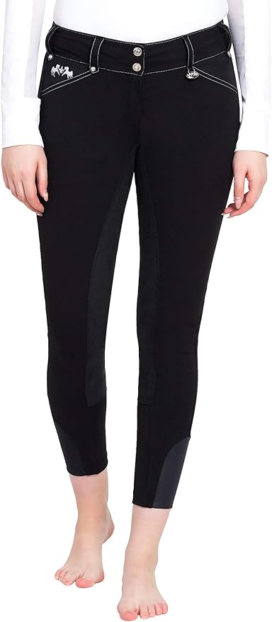 【中古】【輸入品・未使用】Equine CoutureレディースBlakelyフルシートBreech Withコントラストサドルステッチ 26 ブラック【メーカー名】JPC Equestrian - Sporting Goods【メーカー型...