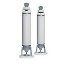 【中古】Egretta エグレッタ スピーカー バスレフ・タワー型 リビング 本格 「TS1000」 360°無指向性 アンプ非搭載 フロアスピーカー (スパー...