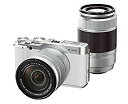 【中古】【非常に良い】FUJIFILM ミラーレス一眼 X-A2 ダブルズームレンズキット ホワイト X-A2WH1650II/50230II qqffhab
