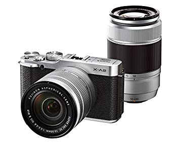 【中古】FUJIFILM ミラーレス一眼 X-A2 ダブルズームレンズキット シルバー X-A2S1650II/50230II qqffhab