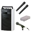 【中古】【非常に良い】TOA デジタルワイヤレスアンプ・CD・SD・USB付/シングル WA-2700SC+WM-1220X2+WTU-1720+DM-1300