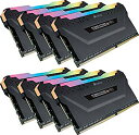 【中古】【非常に良い】CORSAIR DDR4-3000MHz デスクトップPC用 メモリモジュール VENGEANCE RGB PRO シリーズ 64GB [...