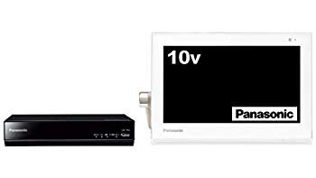 【中古】【非常に良い】パナソニック 10v型 液晶 テレビ プライベート・ビエラ UN-10T5-W HDDレコーダー付 2015年モデル qqffhab