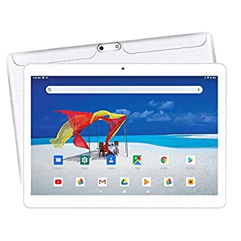 【中古】【非常に良い】10.1 インチタブレット Android 5.1 2GB+16GB デュアルSIM Wi-Fi GPS Bluetooth搭載(白)