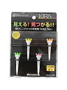 【中古】キャスコ(Kasco) ゴルフ ティー KIRA ティーショート 2mvetro
