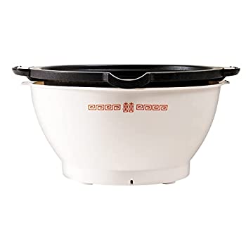 【中古】LITHON (ライソン) 着脱式ラーメンメーカーどんぶり KDPC-001W ラーメン鍋 即席 1人分のラーメンがすぐ作れる