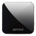 【中古】BUFFALO 無線LAN親機 11ac/n/a/g/b 433/150Mbps トラベルルーター ブラック WMR-433W2-BK【iPhone13メーカー動作確認済み】(2)