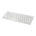 【中古】BUFFALO Bluetooth 3.0対応 コンパクトキーボード ホワイト BSKBB310WH