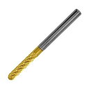【中古】【非常に良い】SK11 軸径3mm チタンコート 超硬ロータリーバー 鉄工用 先丸円筒3.0×14mm STCB-5