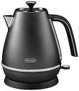 【中古】デロンギ(DeLonghi) ディスティンタコレクション 電気ケトル エレガンスブラック 1.0L KBI1200J-BK w17b8b5