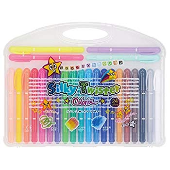 【中古】【非常に良い】ヤマト クレヨン カラリックス シルキーツイスターCLST-24 24色 2zzhgl6
