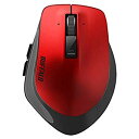 【中古】バッファロー 無線BlueLEDプレミアムフィットマウス Mサイズ レッド 2zzhgl6