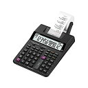 【中古】【非常に良い】カシオ プリンター電卓 HR-170RC-BK 【まとめ買い2台セット】