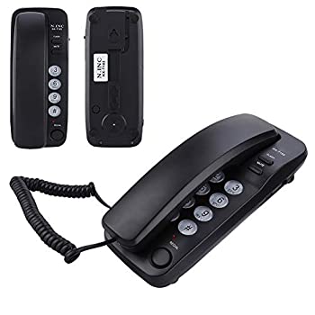 【中古】ウォールマウント固定電話、発信者ID表示なし固定電話有線英語電話、内線電話、ホテルの家族用のデスクトップ電話(black) 【中古】ウォールマウント固定電話、発信者ID表示なし固定電話有線英語電話、内線電話、ホテルの家族用のデスクトップ電話(black)