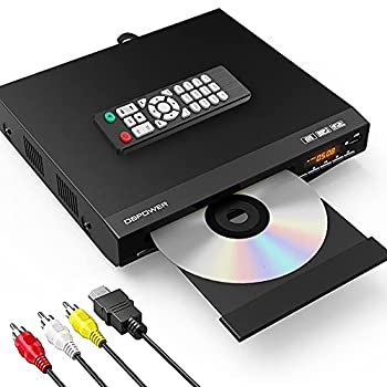 【中古】DBPOWER 1080P HDMI DVDプレーヤー 再生専用 ディスクプレーヤー RCA/HDMIケーブル付属 RCA/HDMI/USB端子搭載 リーションフリー CPRM対応 日本語