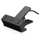 【中古】【非常に良い】エレコム 電源タップ 雷ガード 3個口 クリップ ほこりシャッター付 スイングプラグ 3m ブラック ECT-1430BK
