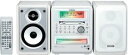 【中古】JVCケンウッド ビクター マイクロコンポーネントMDシステム ホワイト UX-Q1-W cm3dmju
