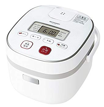 【中古】【非常に良い】シャープ 炊飯器 0.54Lタイプ ホワイト系 KS-C5H-W qqffhab