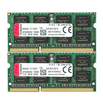 【中古】【非常に良い】キングストン ノートPC用 メモリ DDR3L 1600 (PC3L-12800) 8GB×2枚 CL11 1.35V Non-ECC SO-DIMM 204pin KVR16LS11K2/16 永久保証 2zzhgl6 【中古】【非常に良い】キングストン ノートPC用 メモリ DDR3L 1600 (PC3L-12800) 8GB×2枚 CL11 1.35V Non-ECC SO-DIMM 204pin KVR16LS11K2/16 永久保証 2zzhgl6