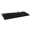 【中古】Logicool G ロジクール G ゲーミングキーボード 有線 G813 薄型 GLスイッチ タクタイル メカニカル キーボード 日本語配列 LIGHTSYNC RGB USBパ(2)