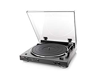 【中古】DENON アナログレコードプレーヤー USB録音機能/フルオート ブラック DP-200U