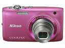【中古】NikonデジタルカメラCOOLPIX S3100 フレッシュピンク S3100PK wgteh8f(2)