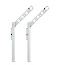 【中古】【非常に良い】DRY・WAVE 腰壁用可動式物干金物 アーム長さ450mm SF45 ホワイト ggw725x