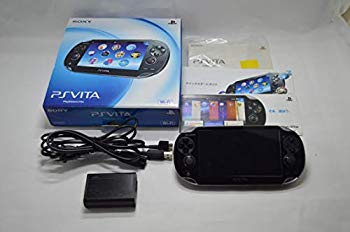 【中古】【非常に良い】PlayStation Vita (プレイステーション ヴィータ) Wi‐Fiモデル クリスタル・ブラック (PCH-1000 ZA01) 【メーカー生産終了】 g6bh9ry