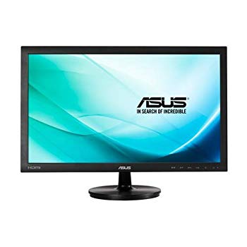 【中古】【非常に良い】ASUS 23.6型フルHDディスプレイ ( 視野角170° / HDMI×1DVI-D×1 / VESA対応 / ノングレア / 3年保証 ) VS247HV 9jupf8b