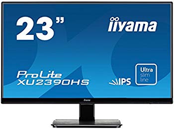 【中古】iiyama スリムベゼル+AH-IPSパネル『XUシリーズ』 FullHD(1920x1080)モード対応 WLEDバックライト23型ワイド液晶ディスプレイ XU2390HS-B1 9jupf8b