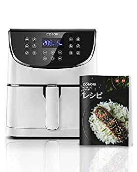 【中古】COSORI ノンフライヤー 3.5L 1-4人適用 エアフライヤー 電気 過熱保護 13種プリセット 日本語レシピ付き PSE認証済 ホワイト [メーカー保証2年]
